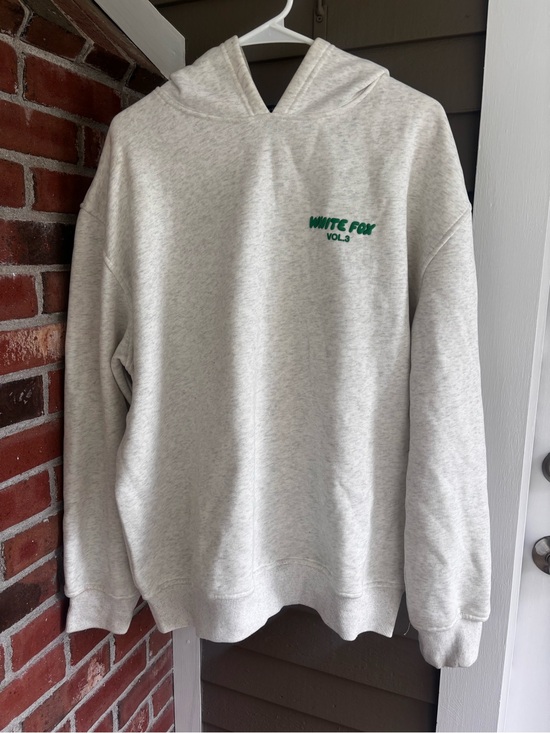 White Fox Boutique Tops - White Fox Vol. 3 Offstage Oversized Hoodie Glacier Grey M/L NWT